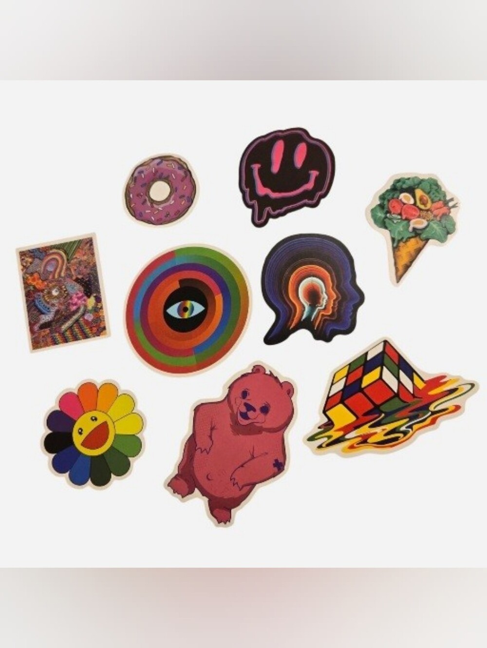 9 Acid Melt Stickers